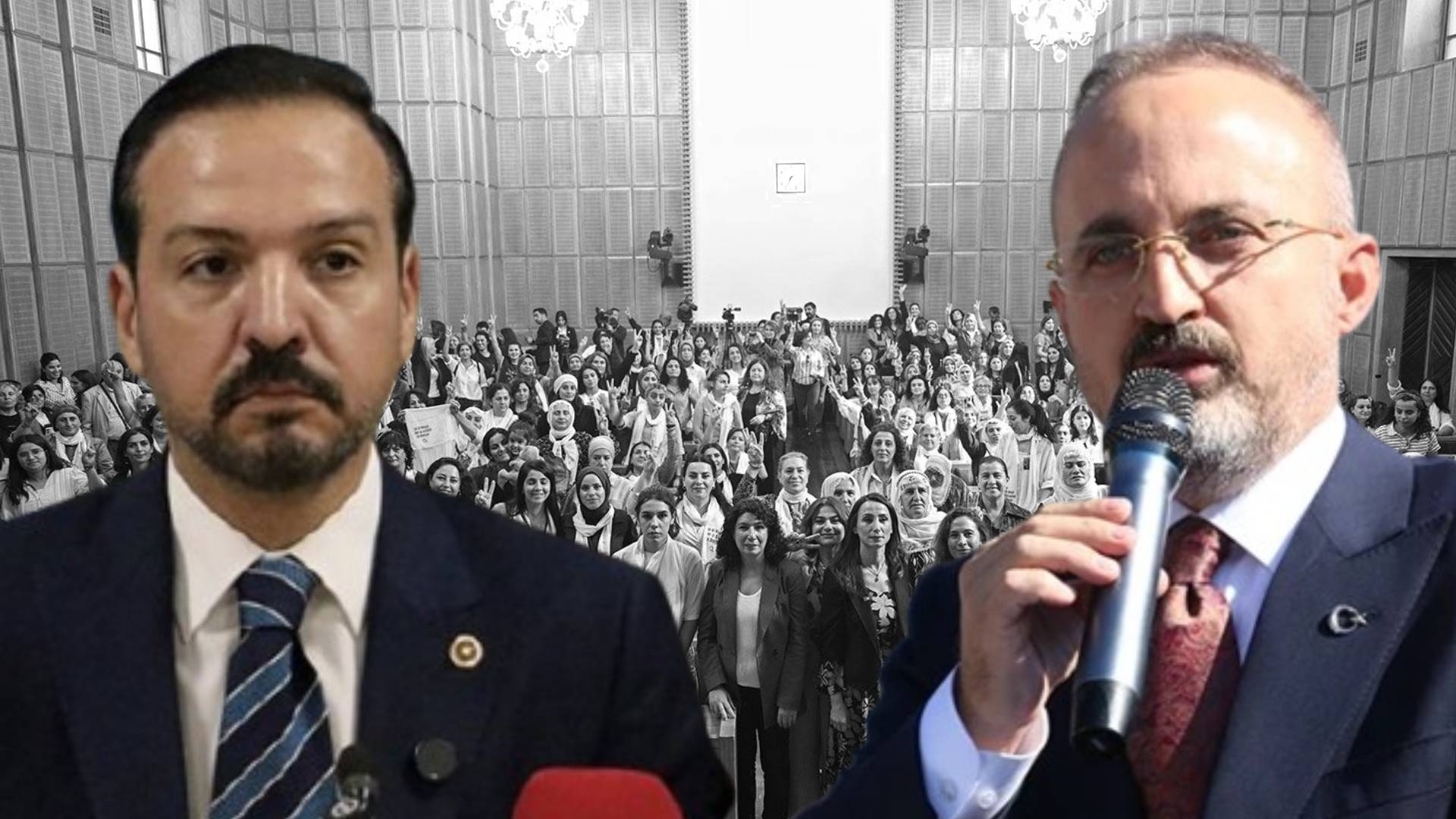 meclisteki ocalan sloganina akpden pes pese tepkiler hadsizlik kabul edilebilir gormuyoruz dlRq41di