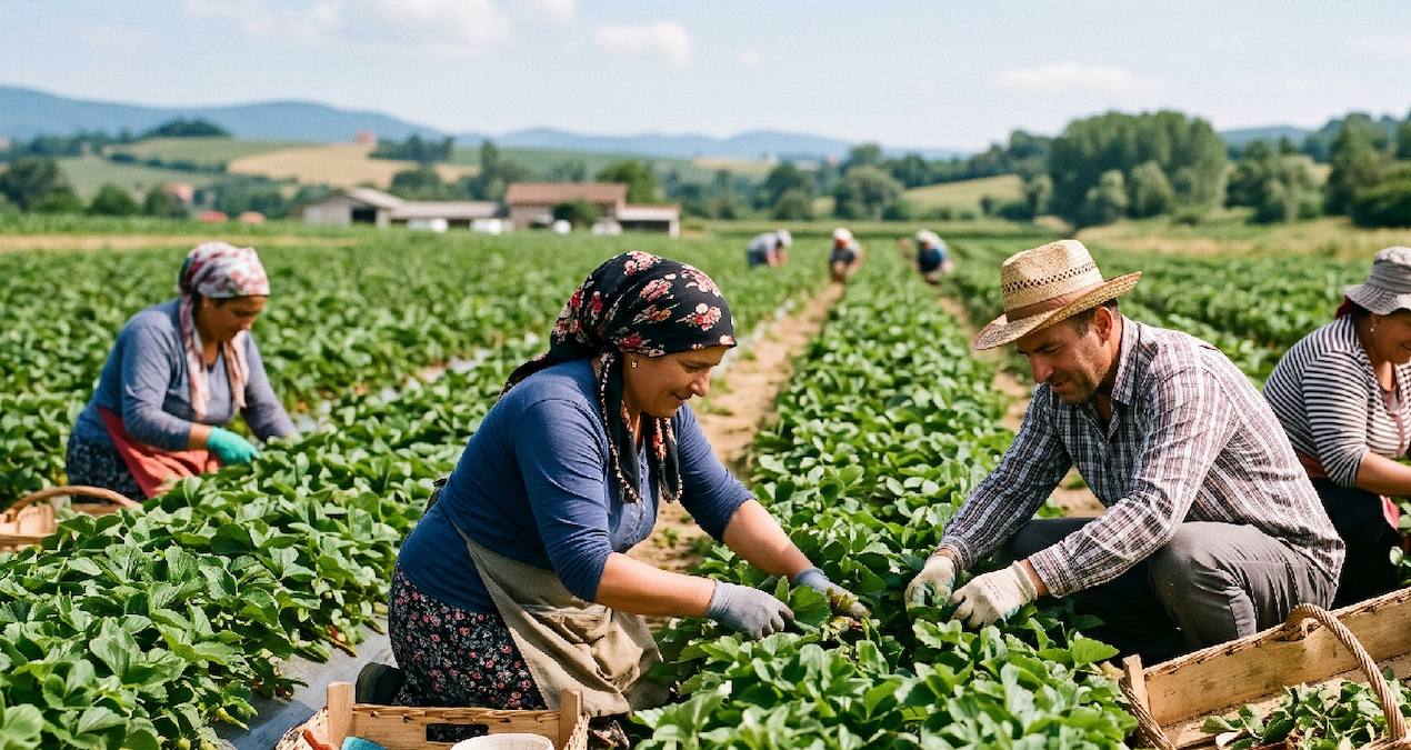 Geciken Çilek Hasadı Çiftçilerin Yüzünü Güldürdü