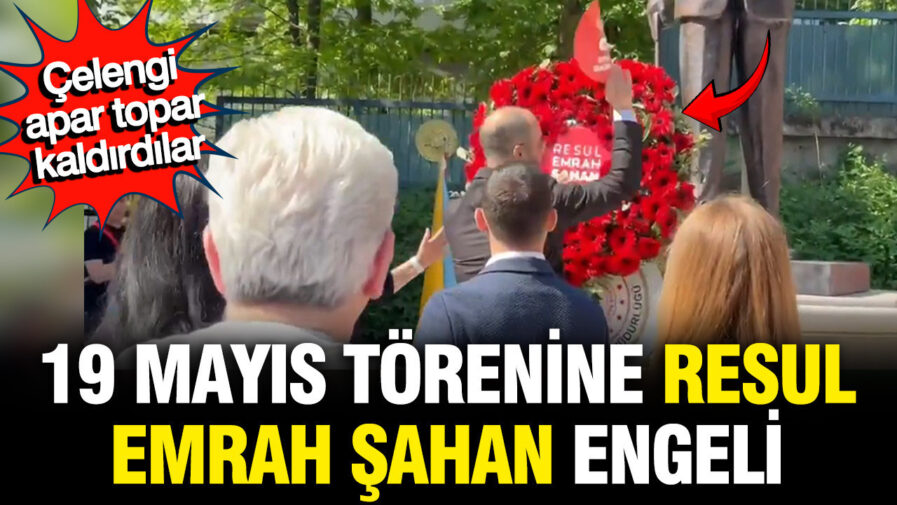 Şişli’de 19 Mayıs Töreninde Gergin Anlar: Çelenk Apar Topar Kaldırıldı